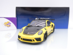 AUTOart 78178 # Porsche 911 (991.2) GT3 RS Weissach Package Baujahr 2017 " gelb (Racing Yellow) " 1:18