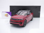 GT Spirit GT523 # Land Range Rover Sport P510E Baujahr 2022 " rotmetallic-schwarz " 1:18