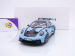 Norev 187367 # Porsche 911 GT3 RS Weissach Package Baujahr 2022 " Gulfblau-Carbon " 1:18