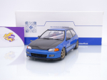 Solido S1810406 # Honda Civic (EG6) Kombi Baujahr 1991 " blaumetallic-schwarz " 1:18
