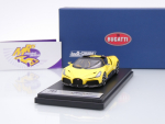 Look Smart LS544B # Bugatti W16 Mistral Cabriolet Baujahr 2023 " gelb " 1:43