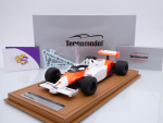 Tecnomodel TM18-385E # McLaren MP4/1C F1 #7 Test Silverstone 1983 " Ayrton Senna " 1:18