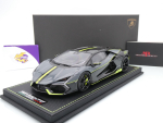 MR Collection LAMBO058SE10 # Lamborghini Revuelto 2023 " Grigio Telesto " 1:18