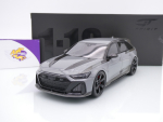 GT Spirit GT965 # Audi RS6 Avant GT Baujahr 2024 " Nardo Grey / Black " 1:18