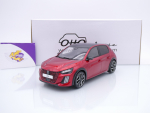 Ottomobile OT1163 # Peugeot 208 GT Hybrid Baujahr 2024 " dunkelrotmetallic " 1:18