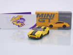 TSM MINI GT MGT01077-L # Ford Mustang LB-Works Baujahr 2015 LHD " gelb-schwarz " 1:64