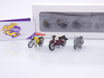 Schuco 07299 # 3er Set Motorräder Kreidler Florett / Vespa / Simson S51 1:43