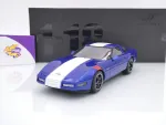 GT Spirit GT538 # Chevrolet Corvette C4 Gran Sport Baujahr 1996 " dunkelblaumetallic-weiß " 1:18