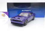 AUTOart 71768 # Dodge Challenger SRT Super Stock Baujahr 2023 " Plum Crazy Purple " 1:18