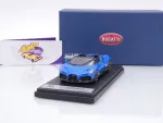 Look Smart LS544C # Bugatti W16 Mistral Cabriolet Baujahr 2023 " Bugattiblau " 1:43