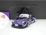 GT Spirit GT562 # Porsche 911 993 RWB Rauh Welt 2015 " Army Girl / Purple " 1:18