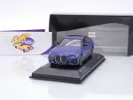 Minichamps 410024001 # BMW i4 M50 Limousine Baujahr 2022 " mattblaumetallic " 1:43