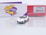 Herpa 420358-002 # Porsche 911 (991) Turbo Baujahr 2013 " weiß-rot " 1:87