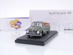 Autocult 08025 # Tatra 201 Pick-Up Baujahr 1950 " dunkelgrün / Holz " 1:43