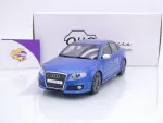 Ottomobile OT1215 # Audi RS4 B7 Limousine Baujahr 2007 " blaumetallic " 1:18