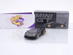 TSM MINI GT MGT01087-L # Lamborghini Aventador black " Liberty Walk 2025 " 1:64