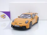 Norev 187387 # Porsche 911 (992) GT3 Sportwagen Baujahr 2021 " Bahamagelb " 1:18