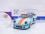 Solido S1810504 # Porsche 911 KS-R Khyzyl Saleem 2025 " GULF  blau-orange " 1:18