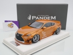 Onemodel 4 # LEXUS RC F Coupe Baujahr 2015 " Rocket Bunny Orangemetallic " 1:18