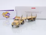 Wiking 0518 43 # Magirus Uranus 3/2-achs Rungensattelzug Baujahr 1957-71 " Sandgelb " 1:87
