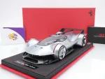 MR Collection FE039A # Ferrari Vision Gran Turismo #75 Sportwagen Launch Version Monaco 2022 " silbermetallic "1:18