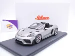 Schuco 18U00013 # Porsche 718 982 Spyder RS Baujahr 2023 " silbermetallic " 1:18