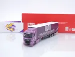 Herpa 320801 # MAN eTGX GM Volumenplanen-Sattelzug " Müller Lila Logistik " 1:87