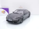 Norev 187654 # Porsche Taycan Turbo S Baujahr 2024 " Schiefergrau Neo " 1:18