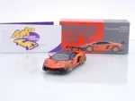 TSM MINI GT MGT01133-R # Lamborghini Aventador Liberty Walk Baujahr 2025 " Orange MDX " 1:64