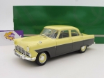 Cult CML085-2 # FORD Zodiac 206E Limousine Baujahr 1957 " gelb-grau " 1:18