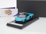 Look Smart LS532F # Lamborghini Aventador LP 780 Ultimae Baujahr 2022 " blu glauco " 1:43