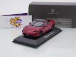 Minichamps WAP0200330PTAC # Porsche Taycan GTS Limousine Baujahr 2022 " karminrot " 1:43