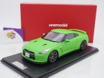 Onemodel 18 # Nissan GT-R R35 Baujahr 2008 " Mat Green " 1:18